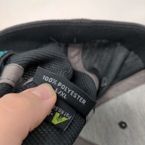 Avid Fish Fitted Hat Black L/XL Embroidered Pukka Vent Holes Outdoor - Picture 9 of 9